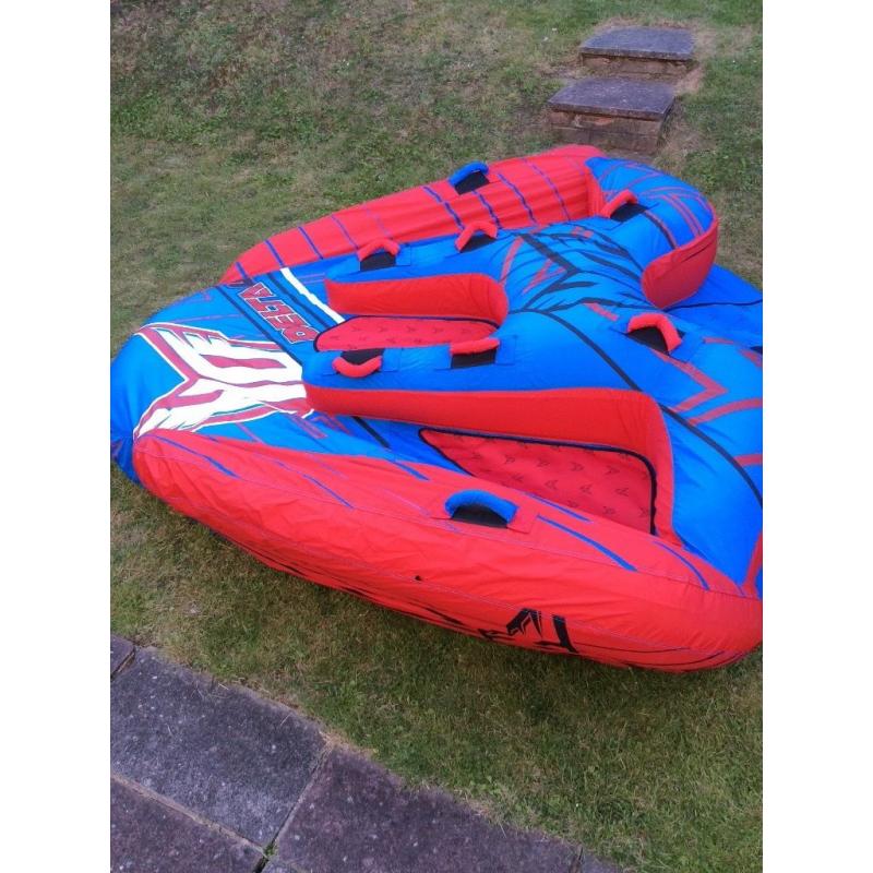 Delta Ho 4 , 4 man towable inflatable comes with pump and tow line