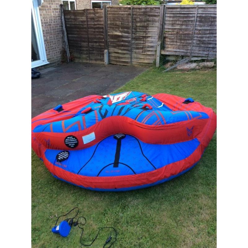 Delta Ho 4 , 4 man towable inflatable comes with pump and tow line