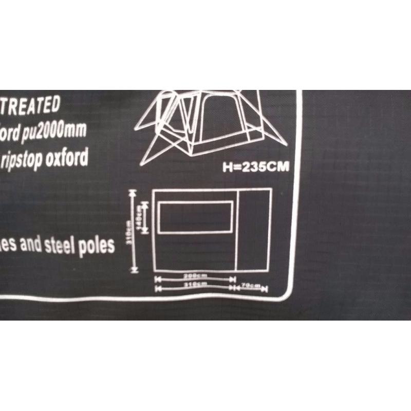 MOVELITE PRO XL DRIVEWAY AWNING WITH ANNEX BEDROOM