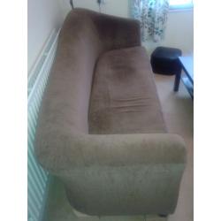 Brown Fabric Sofa