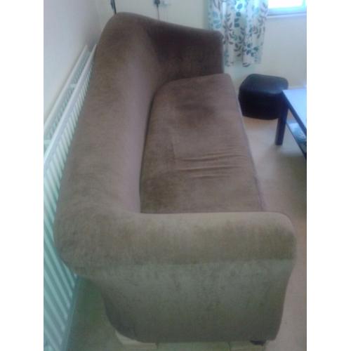 Brown Fabric Sofa