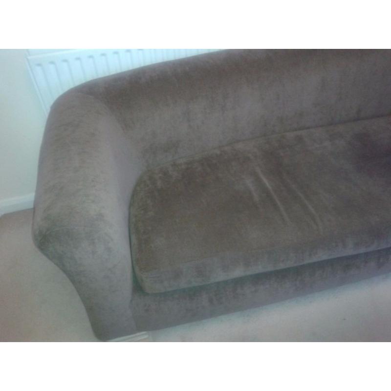 Brown Fabric Sofa