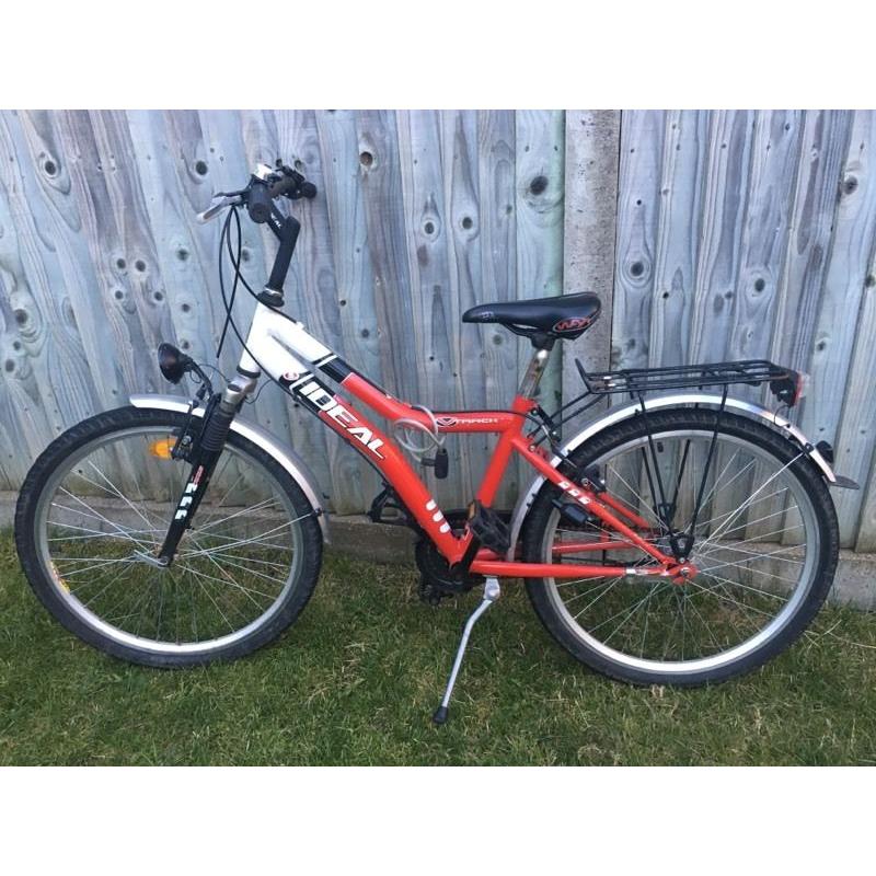 Bike 24"wheels red/white