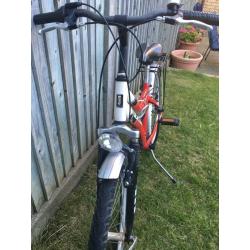 Bike 24"wheels red/white