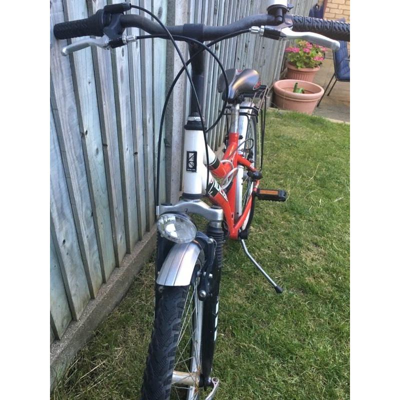 Bike 24"wheels red/white