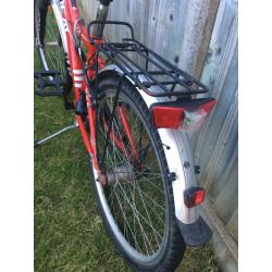 Bike 24"wheels red/white