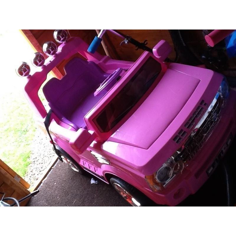 Electric Pink Jeep