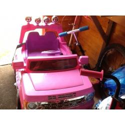 Electric Pink Jeep