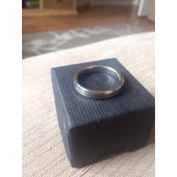 Titanium wedding ring