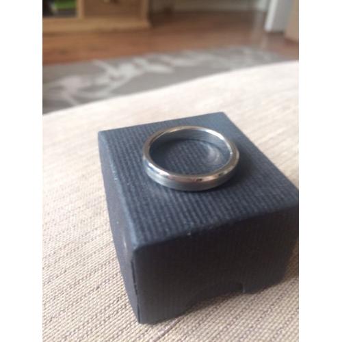 Titanium wedding ring