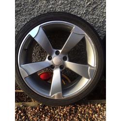 19" Rotor Alloy Wheels with Tyres (AUDI) 255/35 ZR19