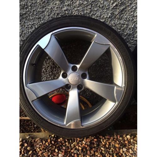 19" Rotor Alloy Wheels with Tyres (AUDI) 255/35 ZR19