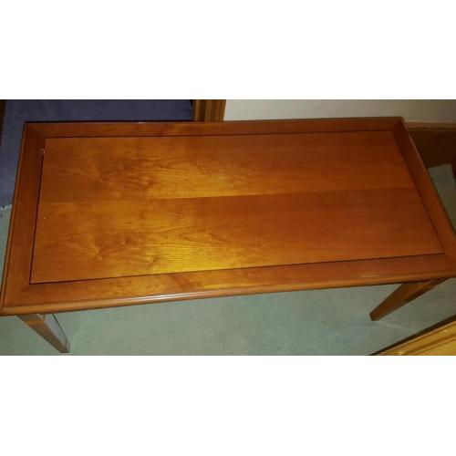 Solid wood coffee table