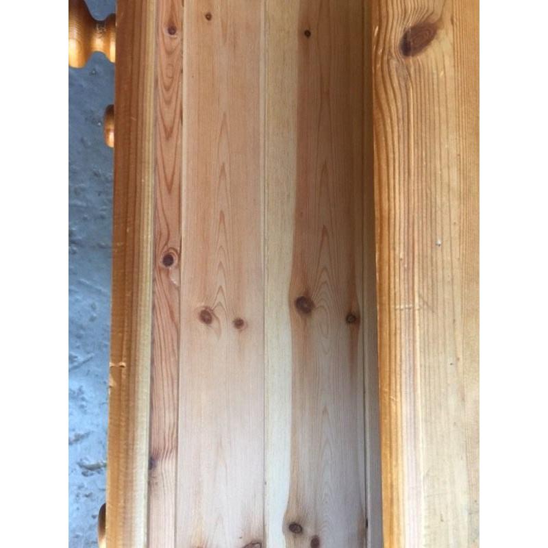 Solid pine chest of drawers