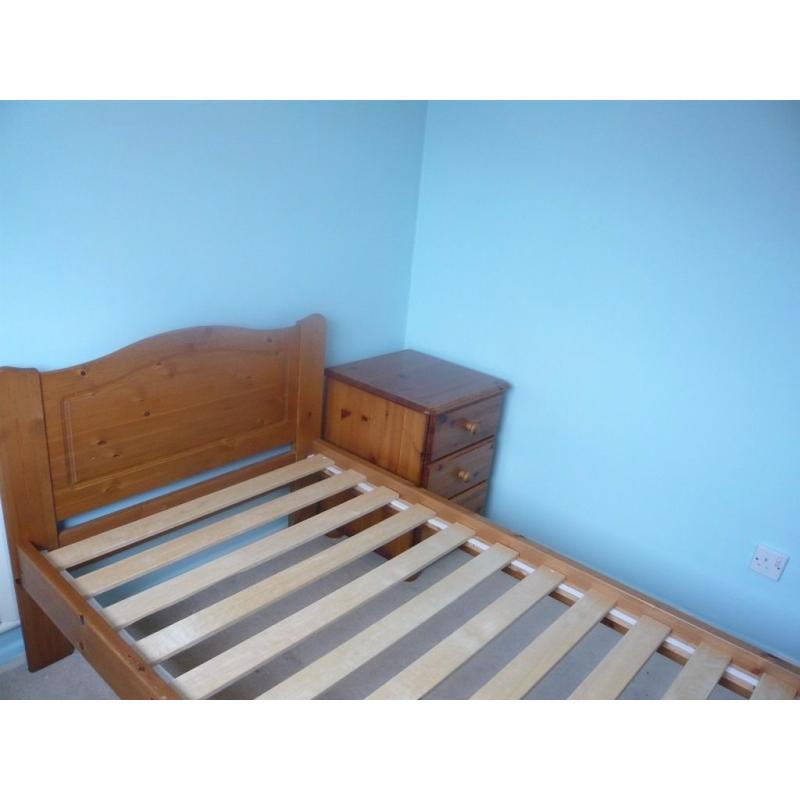 Standard Single Bed wiht underbed storage For Sale, Good Condition