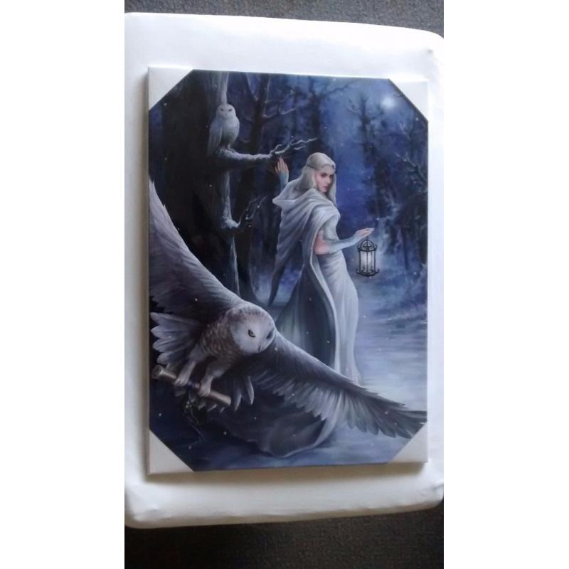 Large Brand New Anne Stokes Canvas