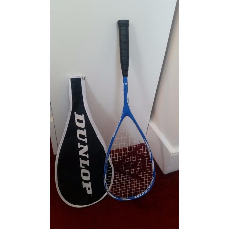 Barely used Dunlop squash racket