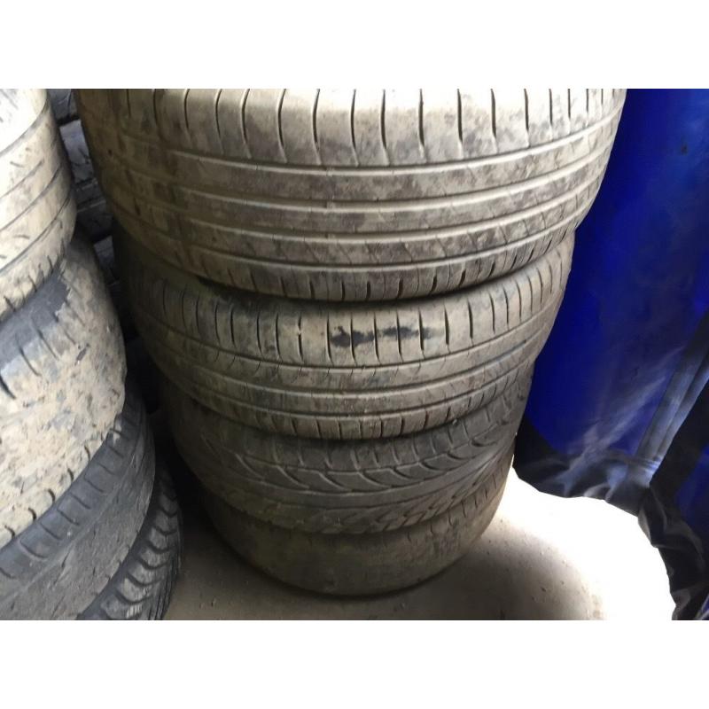 Ford Fiesta 14" steel wheels - good tyres