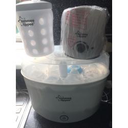 Tommee tippee steriliser and electric bottle warmer