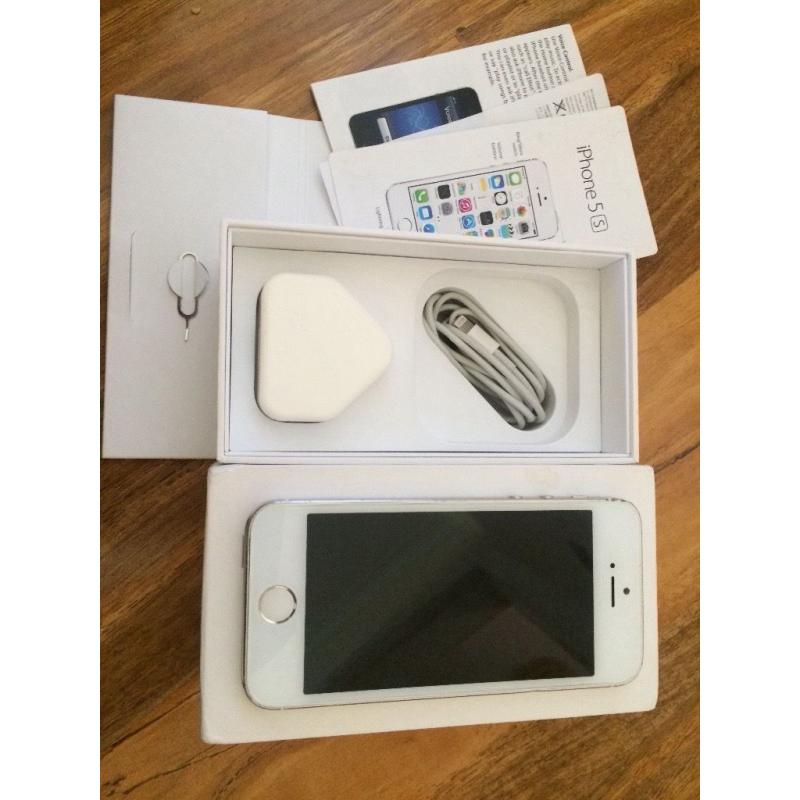 iPhone 5s silver 16 gb Vodafone