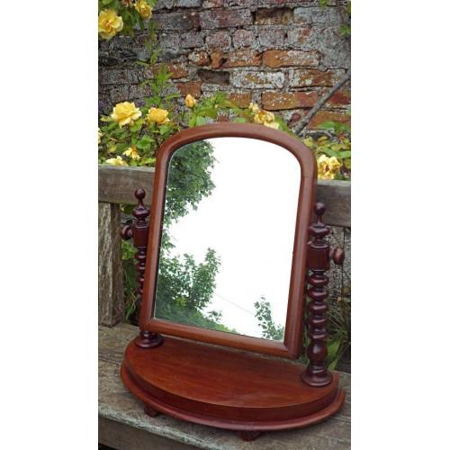 Antique table mirror