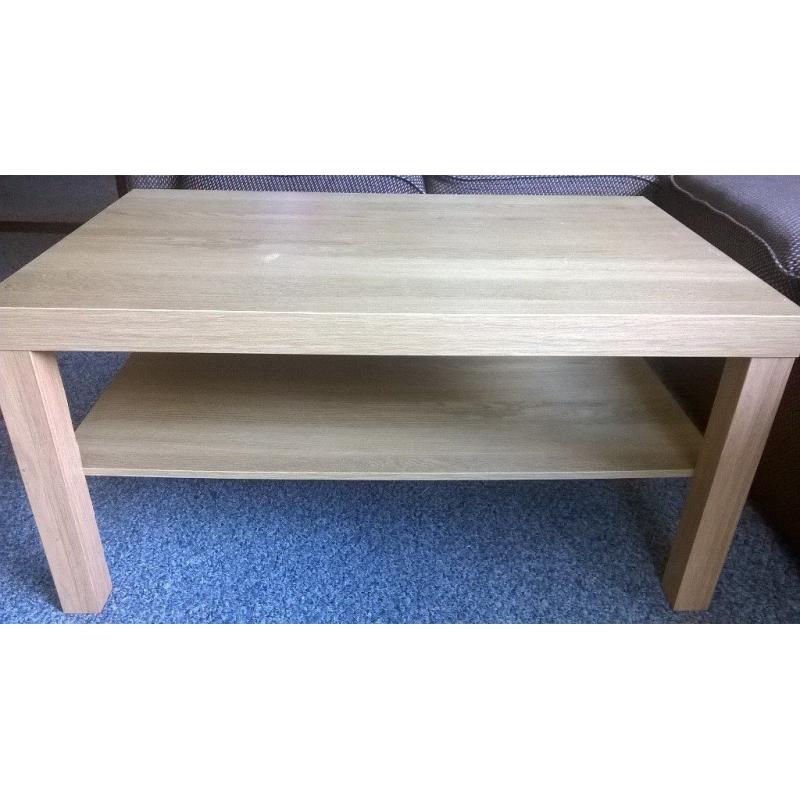 Oak effect Coffee table