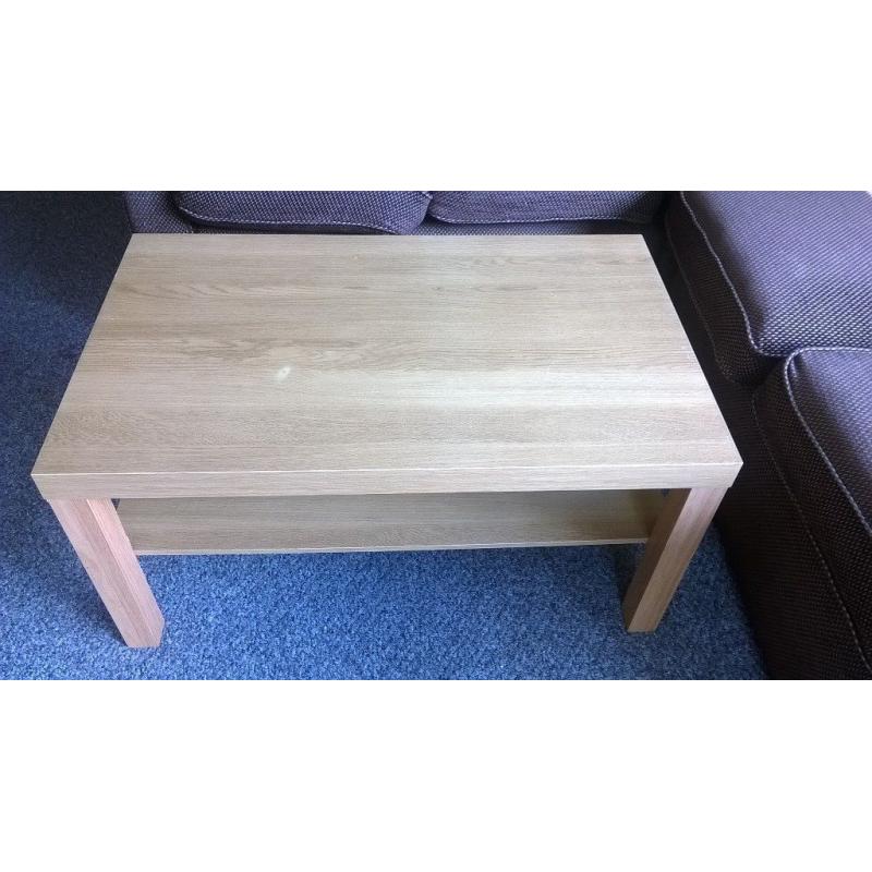 Oak effect Coffee table