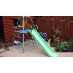 Kids garden climbing frame and slide for sale. Reserved now