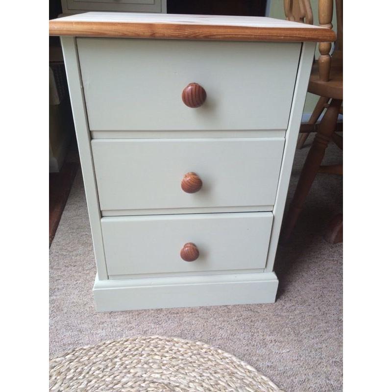 Refurbished Pine Bedside Table