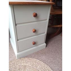 Refurbished Pine Bedside Table