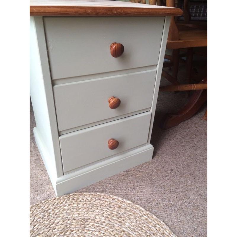 Refurbished Pine Bedside Table