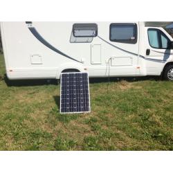 100 watt solar panel and regulator