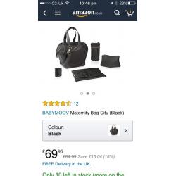 BabyMoov Black Changing Bag