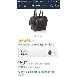BabyMoov Black Changing Bag