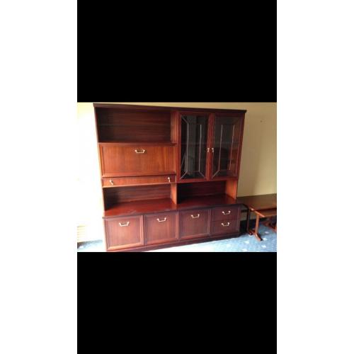 Mahogany display cabinet