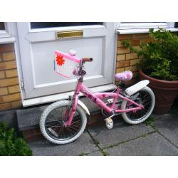 GIRLS 16" WHEEL TREK BIKE IN GREAT WORKING ORDER AGE 4+
