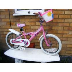 GIRLS 16" WHEEL TREK BIKE IN GREAT WORKING ORDER AGE 4+