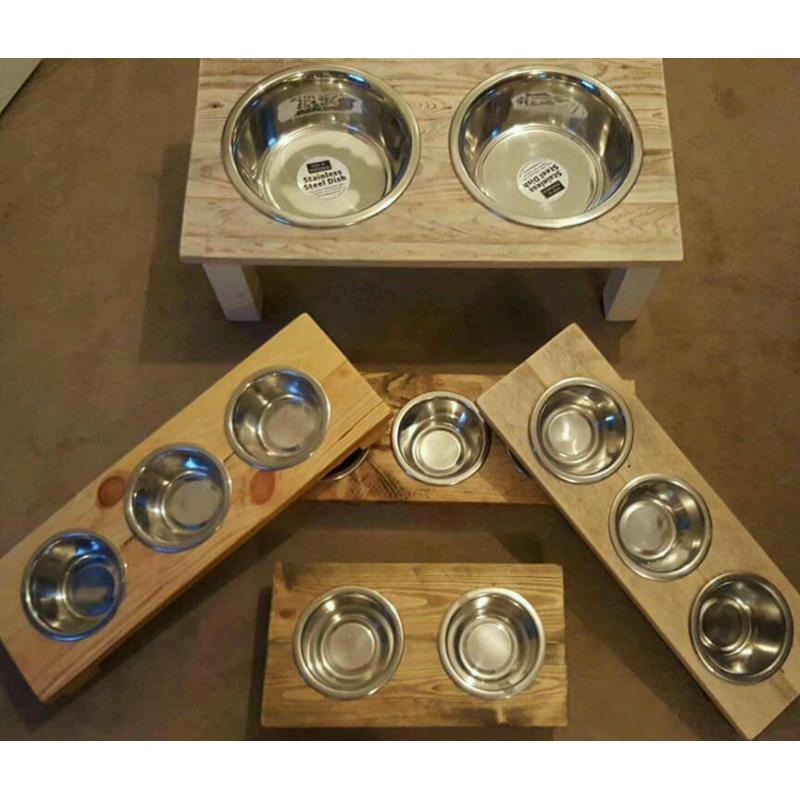 Luxury Pet Bowl Feeder Various Sizes & Colours