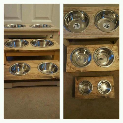 Luxury Pet Bowl Feeder Various Sizes & Colours
