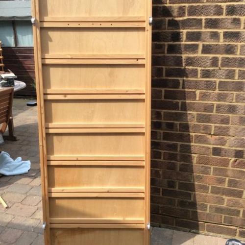 Wooden underbid storage