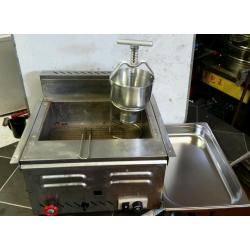 Lpg fryer & Donut hopper