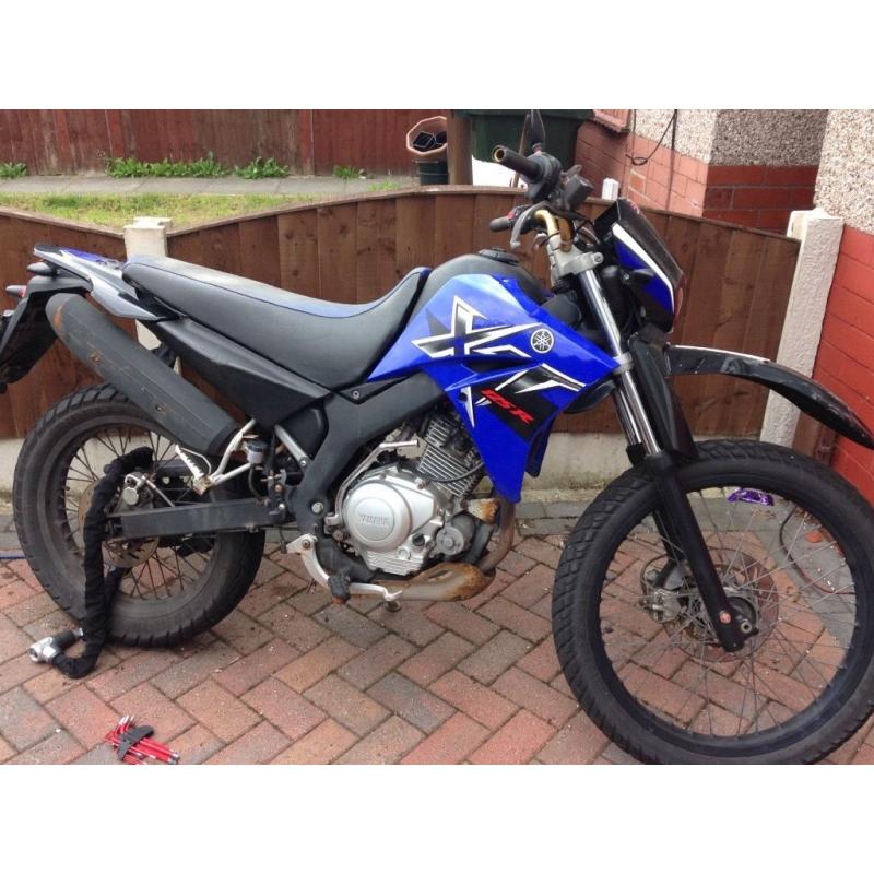 yamaha xt125r damaged spares or repair project trials motorcross motorbike