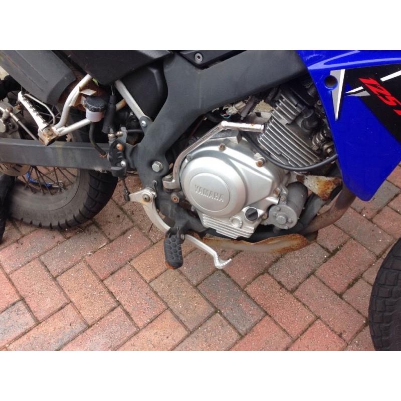 yamaha xt125r damaged spares or repair project trials motorcross motorbike