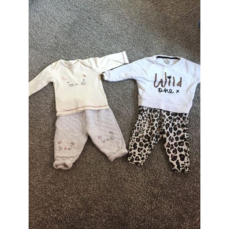 Girls 0-3months. Tracksuit