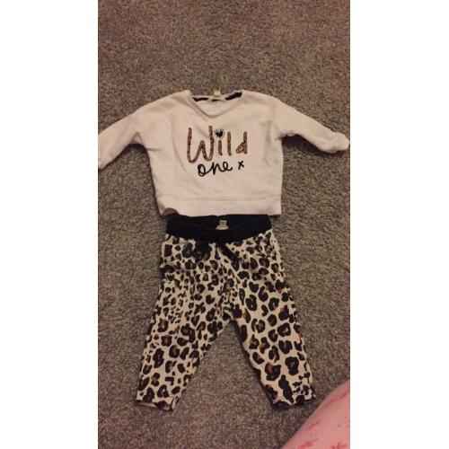 Girls 0-3months. Tracksuit