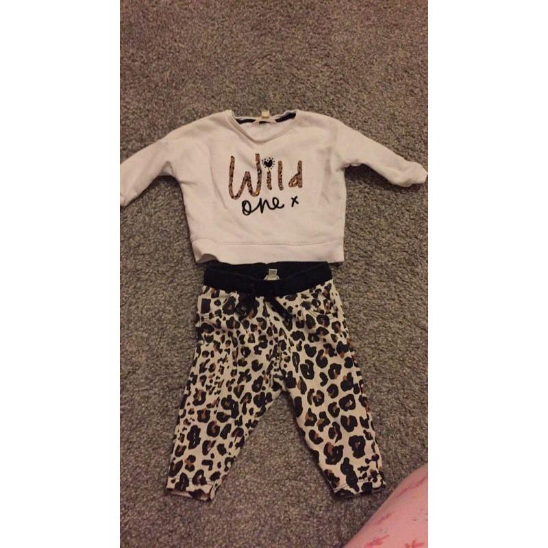 Girls 0-3months. Tracksuit