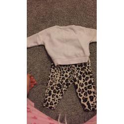 Girls 0-3months. Tracksuit