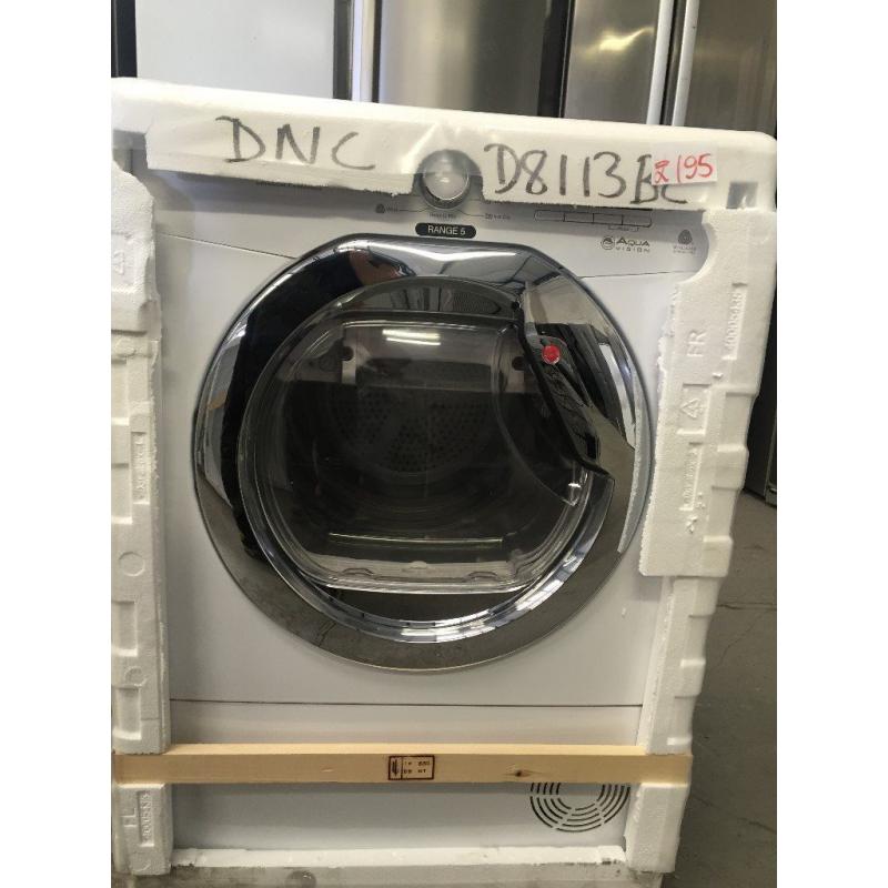 Hoover Dynamic Next DNC D813BC Front-Loading Electric Dryer