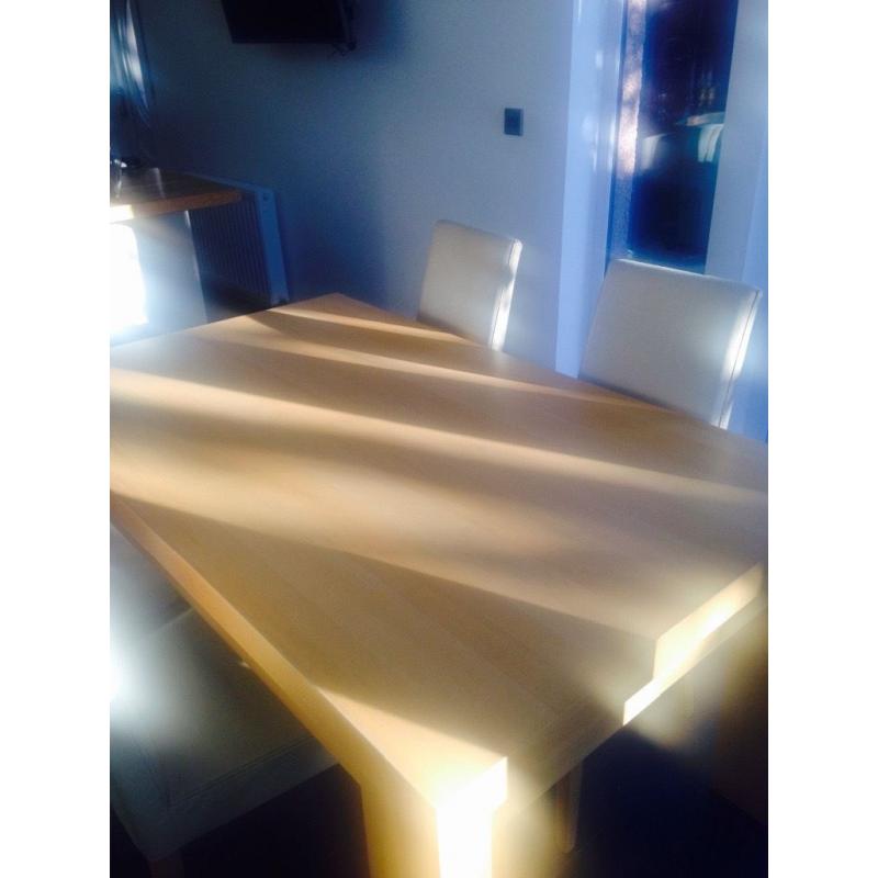 Dining table and 4 chairs