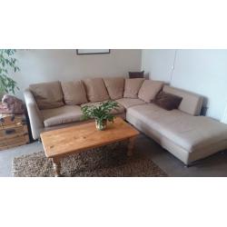 STERLING Corner Sofa and Armchair with IKEA Rug